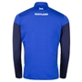 Scotland Mens Travel 1/4 Zip Softshell Top - Royal 2023 - Back 