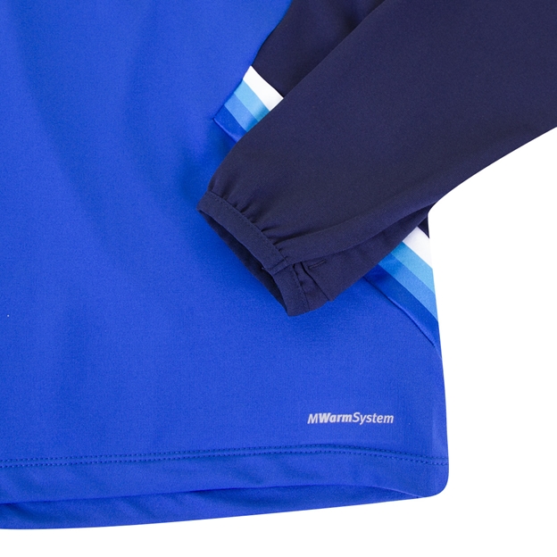 Scotland Mens Travel 1/4 Zip Softshell Top - Royal 2023 - Hem