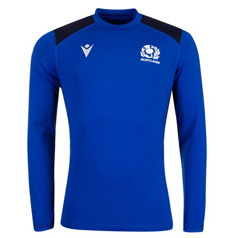 Scotland Mens Training Sweatshirt - Royal 2023 - Front Scotland Mens Training Sweatshirt - Royal 2023 - Front