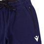 Italy Mens Travel Brushed Cotton Pants - Navy - Macron Logo 