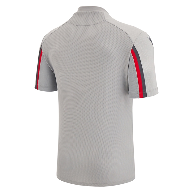 Wales Mens Training Gym Tee - Grey 2023 - Back