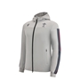 Wales Kids Travel Full Zip Track Top - Grey 2023 - Front 