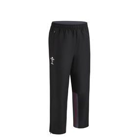 Wales Kids Travel Track Pants - Black 2023 - Front