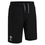 Wales Mens Travel Brushed Cotton Shorts - Black 2023 - Front 