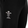 Wales Mens Travel Brushed Cotton Pants - Black 2023 - Wales Logo 