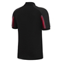 Wales Mens Travel Tech Polo - Black 2023 - Back 