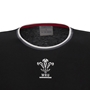 Wales Mens Leisure Cotton Tee - Black 2023 - Wales Logo 