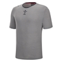 Wales Mens Leisure Cotton Tee - Grey 2023 - Front 