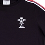 Wales Womens Leisure Cotton Tee - Black 2023 - Wales Logo 