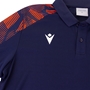 Edinburgh Mens Travel Poly Polo - Navy 2023 - Macron Logo 