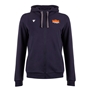 Edinburgh Womens Travel Full Zip Hoodie - Navy 2023 - Front 