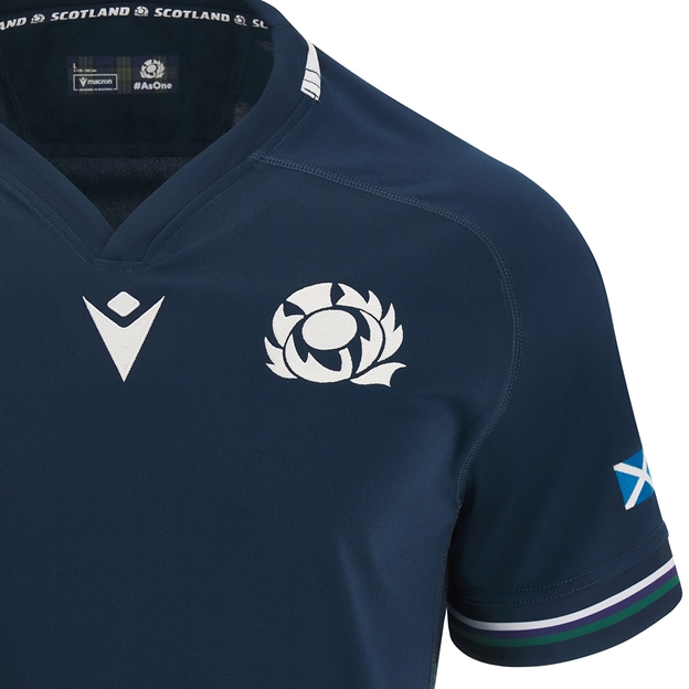 Scotland Mens Rugby World Cup 2023 Home Rugby Shirt - Scotland a
