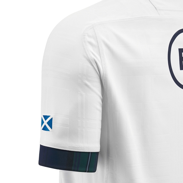 Scotland Mens Alternate Rugby Shirt - Short Sleeve 2024 - Sleeve