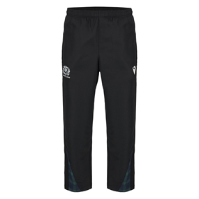 Scotland Mens Travel Track Pants - Black 2024 - Front