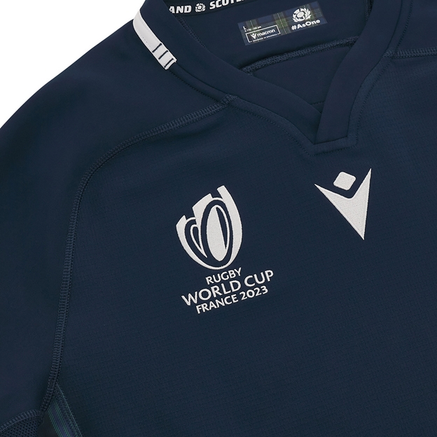 Scotland Mens Rugby World Cup 2023 Bodyfit Home Rugby Shirt - RW