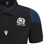 Scotland Mens Rugby World Cup 2023 Travel Polo - Black - Scotlan 