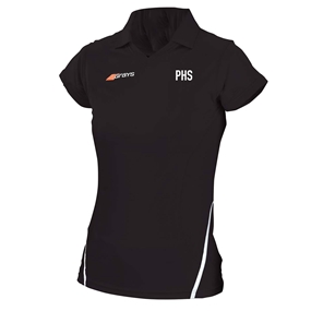 Peebles HS Hockey Womens Grays Playing Top Black - Front