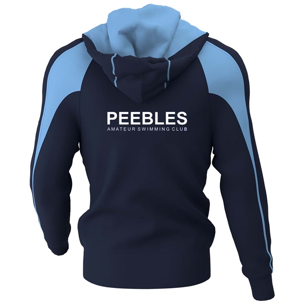 Peebles ASC Pro Hoodie Navy/Sky - Back