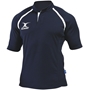 Gilbert Teamwear Xact Plain Match Shirt Navy - Front 