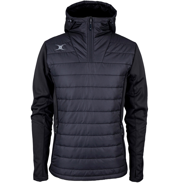 Gilbert Teamwear Pro Active 1/4 Zip Jacket Black - Front 1