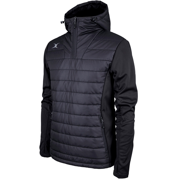 Gilbert Teamwear Pro Active 1/4 Zip Jacket Black - Front 2