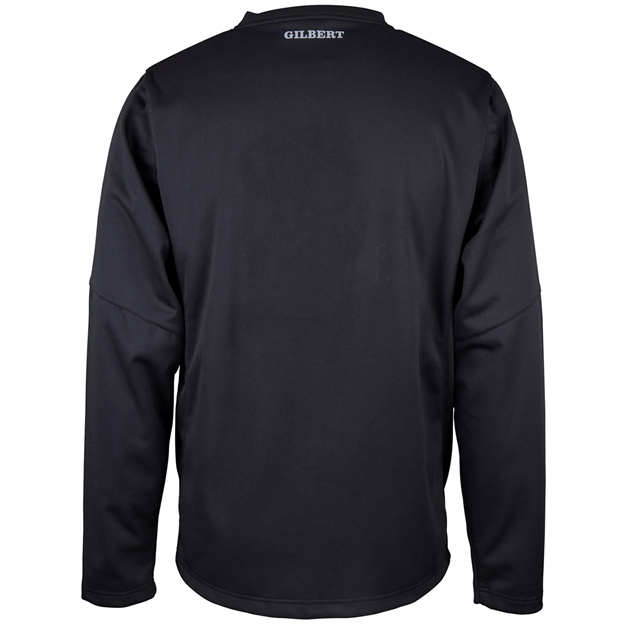 Gilbert Teamwear Pro Warm Up Top Black - Back