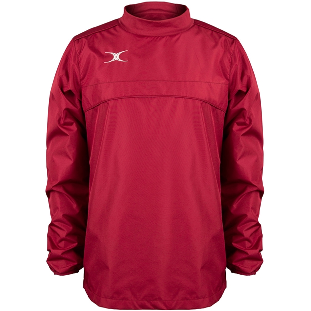 Gilbert Teamwear Photon Warm Up Top Maroon Kids - Front