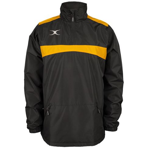 Canterbury RFC Child's Black / Gold Photon Mens 1-4 Zip Jacket