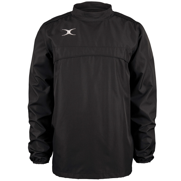 Gilbert Teamwear Photon Warm Up Top Black - Front