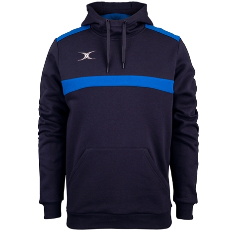 Gilbert Teamwear Photon Pullover Hoodie Navy/Royal Kids - Front