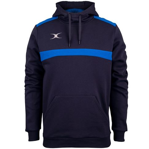Gilbert Teamwear Photon Pullover Hoodie Navy/Royal Kids - Front Gilbert Teamwear Photon Pullover Hoodie Navy/Royal Kids - Front