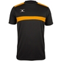 Gilbert Teamwear Photon Tee Black/Gold - Front 