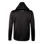 Barbarians Womens Pro Tech Full Zip Hoodie Black - Back 