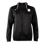 Barbarians Womens Pro Tech Full Zip Hoodie Black - Front 