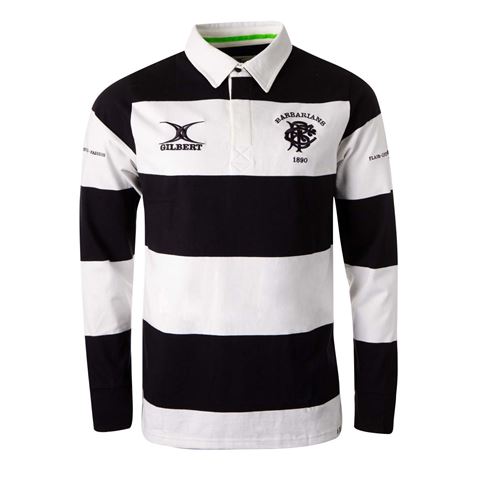 Barbarians Heritage Rugby Shirt L/S - Front Barbarians Heritage Rugby Shirt L/S - Front