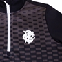 Barbarians Mens Solar 1/4 Zip Fleece - Black - Barbarians Logo 