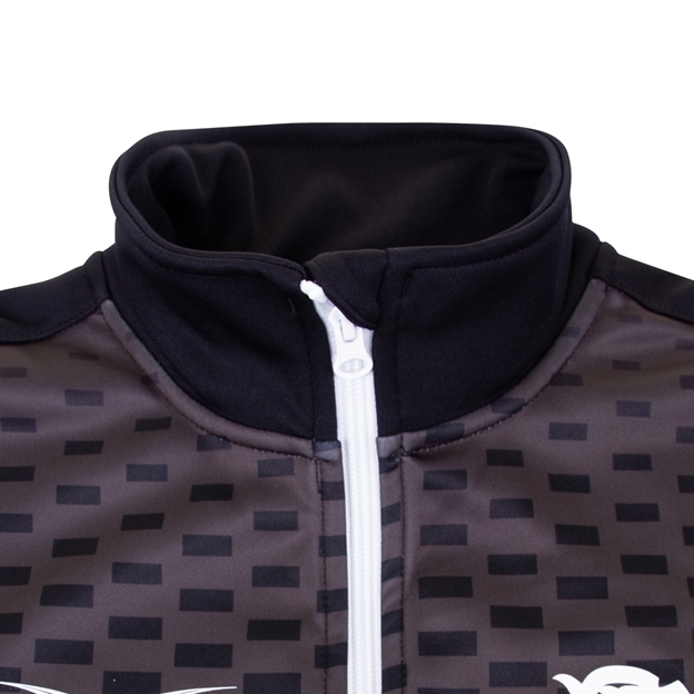 Barbarians Mens Solar 1/4 Zip Fleece - Black - Zip