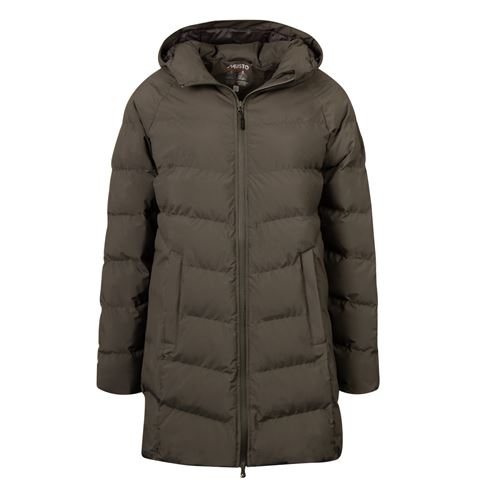 Musto Womens Marina Long Quilted Parka Jacket - Field Green - Fr Musto Womens Marina Long Quilted Parka Jacket - Field Green - Fr