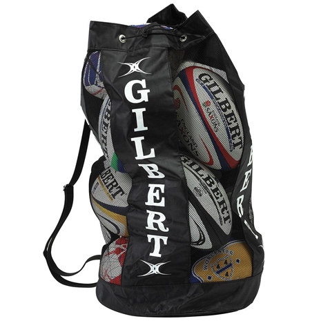 Gilbert Breathable Ball Carry Bag Black front