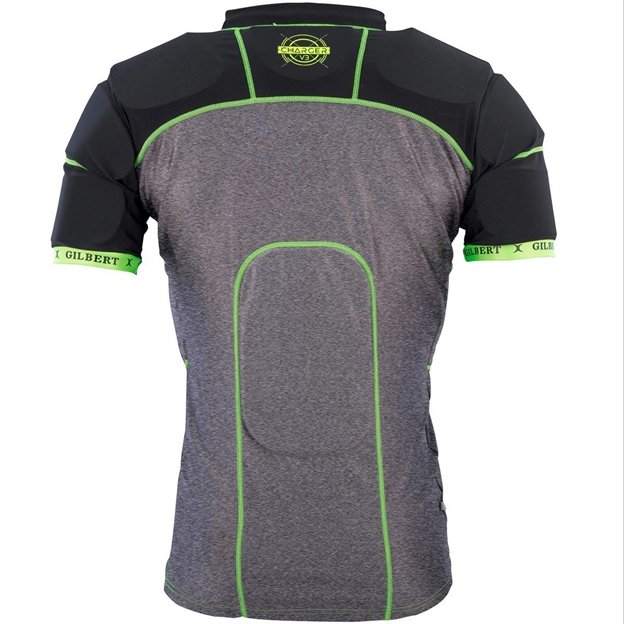 Gilbert Charger X1 Rugby Shoulder Pads - Back
