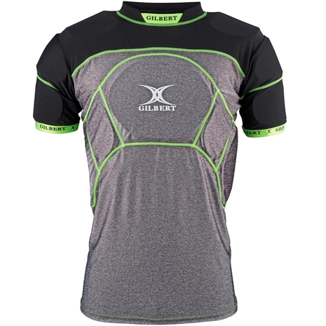 Gilbert Charger X1 Rugby Shoulder Pads - Front