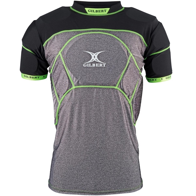 Gilbert Charger X1 Rugby Shoulder Pads - Front