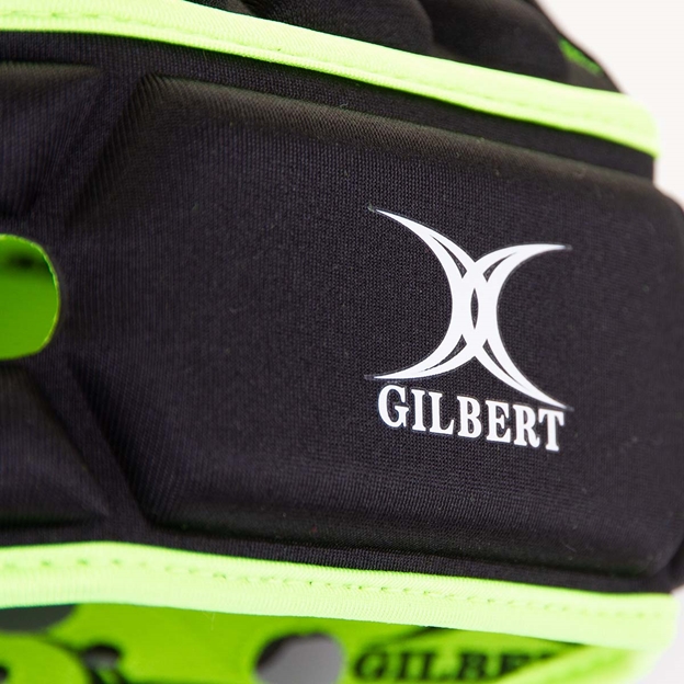 Gilbert Air Headguard Black Kids - Logo