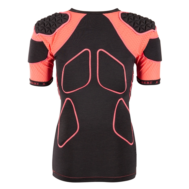 Gilbert Ladies Triflex Lite Rugby Shoulder Pads Black - Back