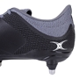 Gilbert Adults Kinetica Power Pro Rugby Boots - Black - Heel 