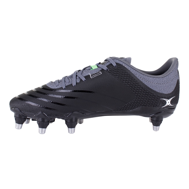 Gilbert Adults Kinetica Power Pro Rugby Boots - Black - Inner Ed
