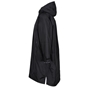 Kids Unbranded Teamwear Weatherproof Changing Robe - Black - Sid 