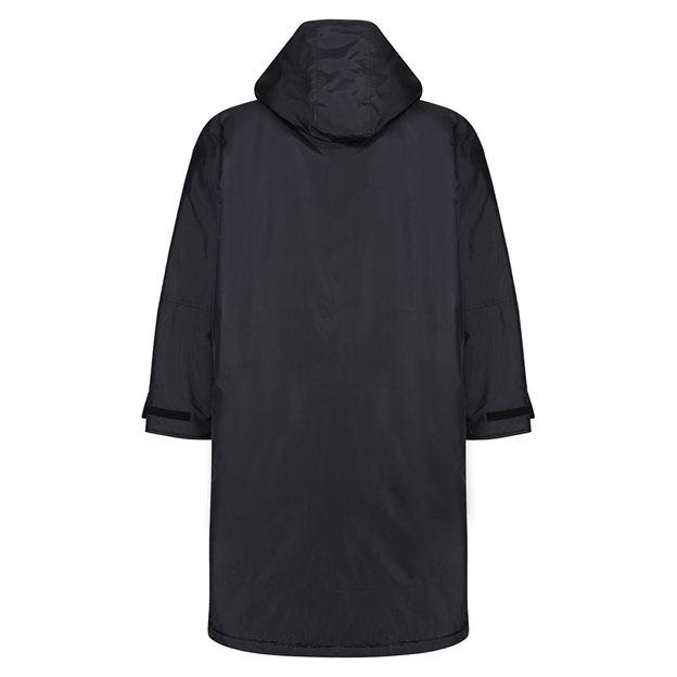 Adults Unbranded Teamwear Weatherproof Changing Robe - Black - B