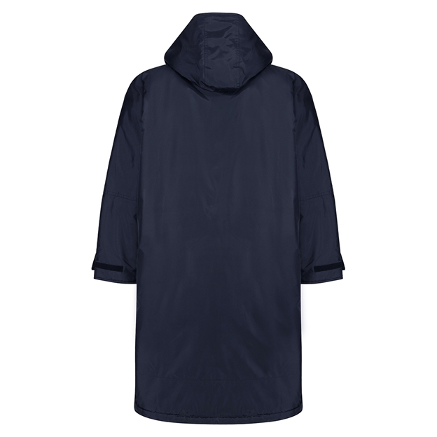 Kids Unbranded Teamwear Weatherproof Changing Robe - Navy - Back