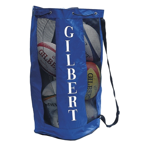 Gilbert Breathable Ball Carry Bag Royal - Front